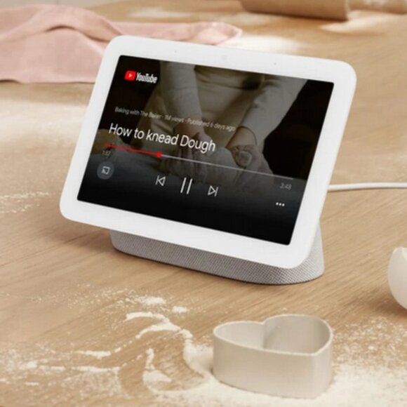 💥🇺🇸 Google Nest Hub (GA00516-US) Smart Display with Google Assistant - Chalk - Picture 7 of 16